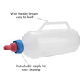 Lamb Feeding Bottle with Handle and Rubber Teat, 1000 ml Livestock Milk Bottle - view 5