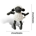 Lamb Shape Pet Chew Toy with Squeaker for Dogs and Puppies - Soft PP Cotton, 27 cm - view 3