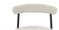Brosa Lancel Set of 2 Dining Chairs - Light Cream Boucle
