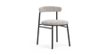 Brosa Lancel Set of 2 Dining Chairs - Pebbled Sand Boucle
