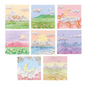 Landscape Oil Painting Sticky Notes, 800 Sheets - Lilac Sky and Pink Mountains - view 3