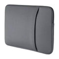 Laptop Sleeve Bag with Dual Zipper - 13 Inch (33cm), Grey - view 4
