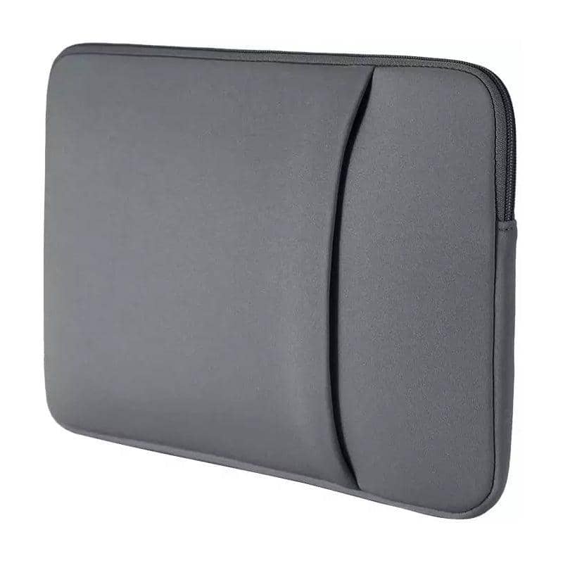 Laptop Sleeve Bag with Dual Zipper - 15 Inch (38cm), Grey - view 4