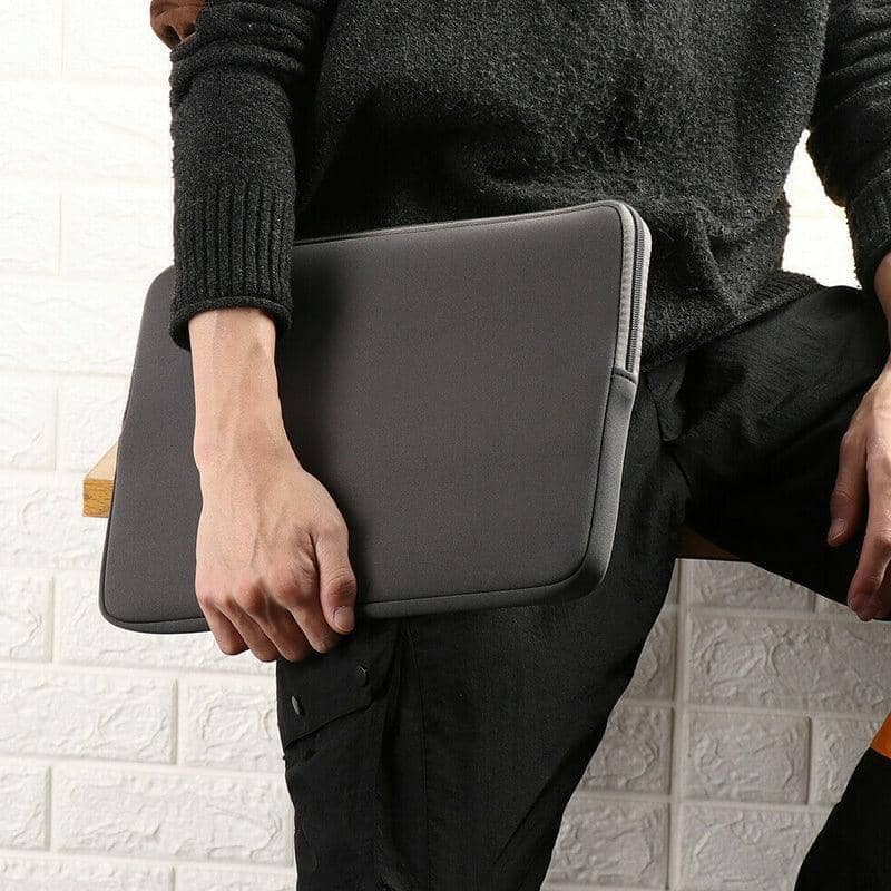 Laptop Sleeve Carry Bag with Front Pocket - Black, 14 Inch (35.6cm) - view 5
