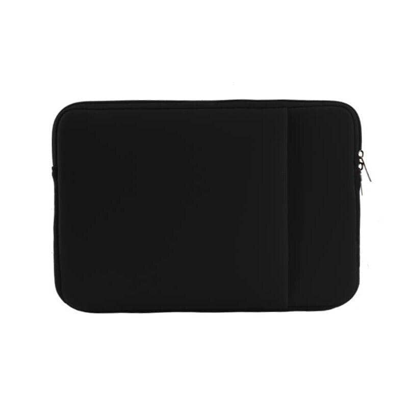 Laptop Sleeve Carry Bag with Front Pocket - Black, 15 Inch (38.1cm)