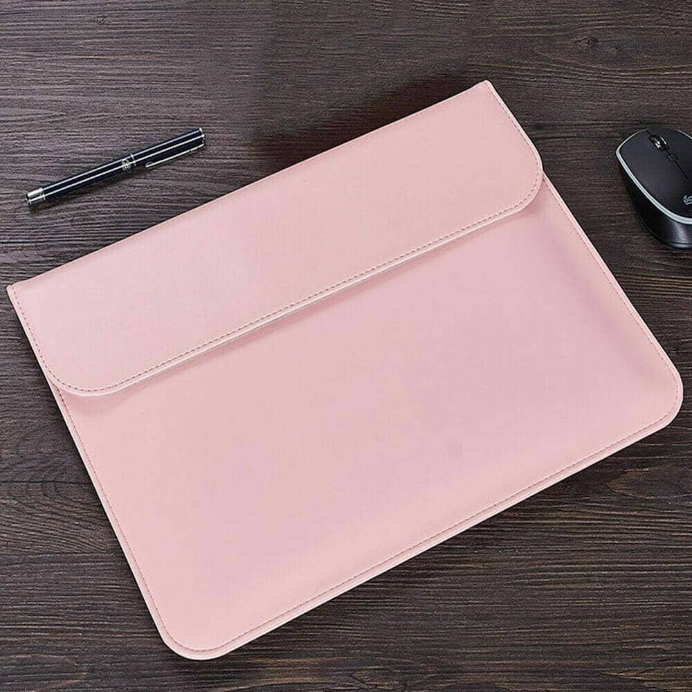 Laptop Sleeve Case 13 Inch (33.3 cm), PU Leather Pouch - Dark Grey - view 5