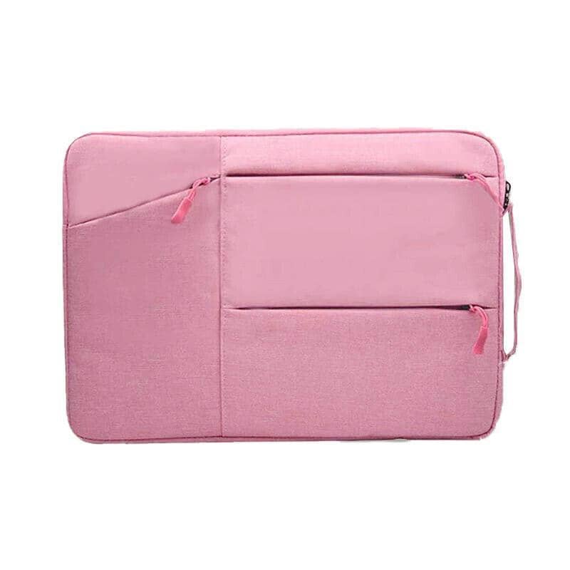 Laptop Sleeve with Handles, 37 x 25.5 x 2.5 cm Interior - Pink