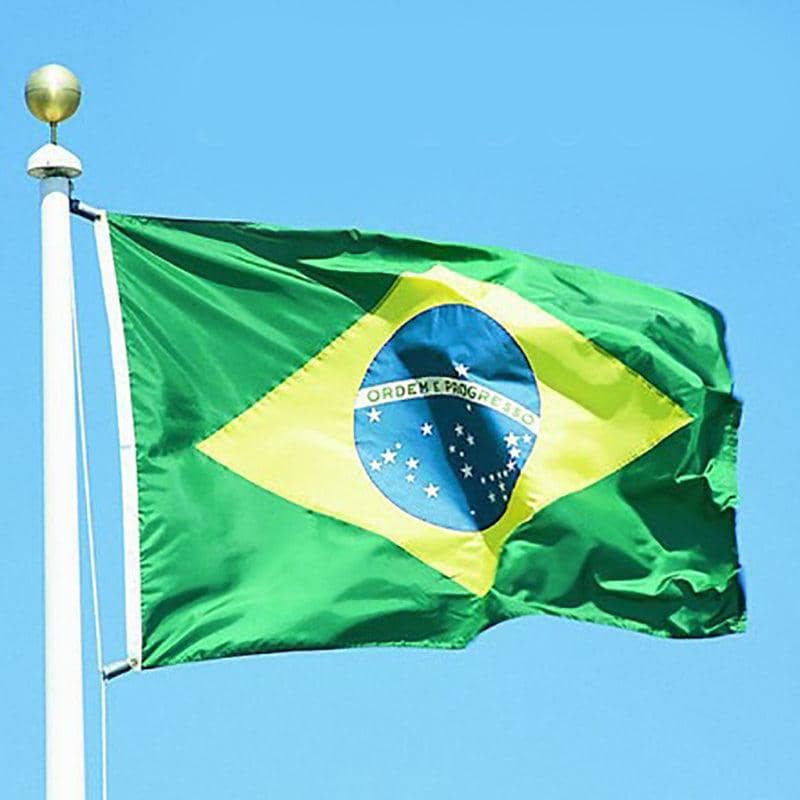 Large Brazilian Flag Heavy Duty Outdoor, 90 x 150 cm (3 ft x 5 ft) - view 3