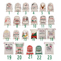 Large Canvas Christmas Santa Sack - North Pole Post Office Elf Express - view 5