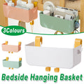 Large Capacity Bedside Hanging Storage Basket Dormitory Organiser with Hook - Green - view 2