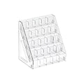 Large Capacity Clear Acrylic Desktop Pen Holder Organiser - 5 Tier