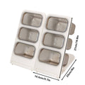 Large Capacity Desk Organiser Pencil Holder with Six Compartments, Set of 2 - view 3