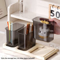 Large Capacity Desk Organiser Pencil Holder with Six Compartments, Set of 2 - view 5