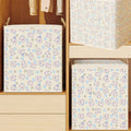 Large Capacity Foldable Quilt Storage Bags, Set of 2 - Cream Bear Print, L (43 x 43 x 43 cm) - view 5
