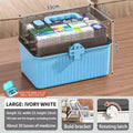 Large Capacity Medicine Storage Box, Multi-Layer - White - view 5