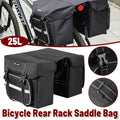 Large Capacity Mountain Bike Rear Rack Bag 25 Litre Saddle Pack