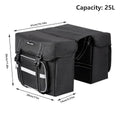 Large Capacity Mountain Bike Rear Rack Bag 25 Litre Saddle Pack - view 3