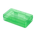 Large Capacity Plastic Pencil Case for Students and Artists - Green