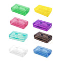 Large Capacity Plastic Pencil Case for Students and Artists - Red - view 3