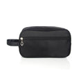 Large Capacity Travel Cosmetic Bag for Men, Water-Resistant - Black