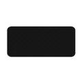 Large Faux Leather Mouse Pad, 90 x 45 cm Desk Mat - Black