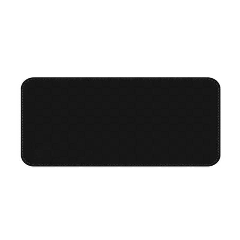 Large Faux Leather Mouse Pad, 90 x 45 cm Desk Mat - Black