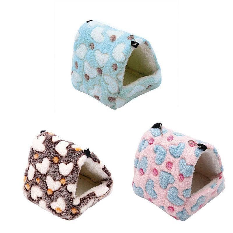 Large Flannel Hammock Nest for Ferrets, Rabbits and Small Pets (14 x 12 cm) - Brown - view 3
