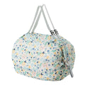 Large Foldable Reusable Shopping Bag, 40 x 40 x 68 cm - Pastel Floral Print