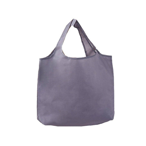 Large Foldable Waterproof Shopping Bag - Grey