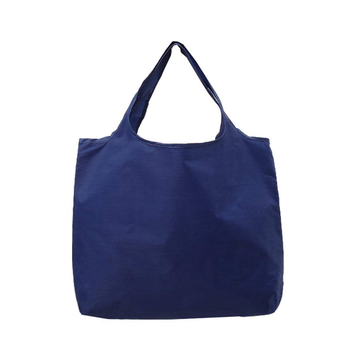 Large Foldable Waterproof Shopping Bag - Navy