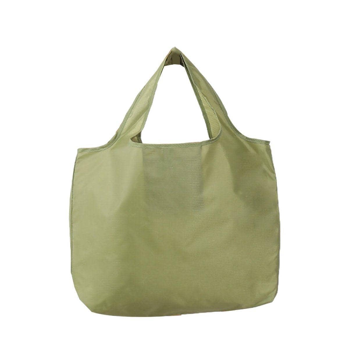 Large Foldable Waterproof Shopping Bag - Sage Green