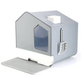 Large Fully Enclosed Cat Litter Box with Drawer Tray, Scoop and Vent Cover - view 2