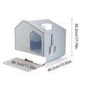 Large Fully Enclosed Cat Litter Box with Drawer Tray, Scoop and Vent Cover - view 3