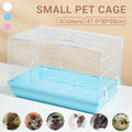 Large Hamster Cage with Detachable Tray - Blue - view 2