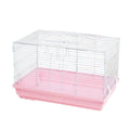 Large Hamster Cage with Detachable Tray - Pink