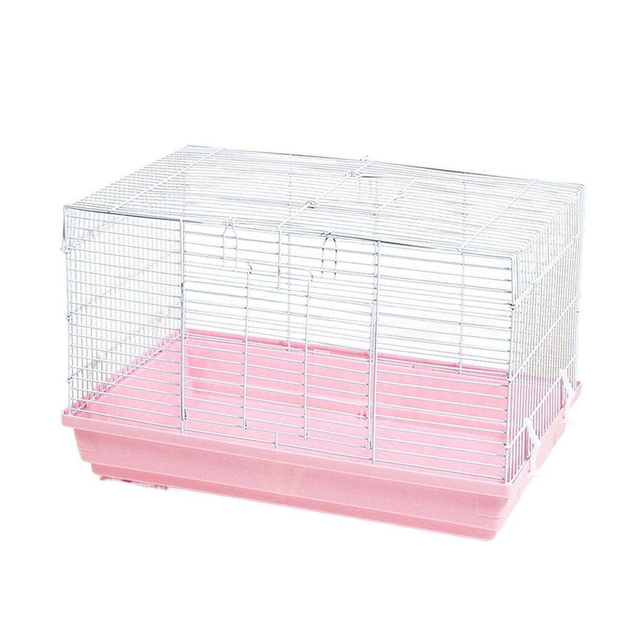Large Hamster Cage with Detachable Tray - Pink