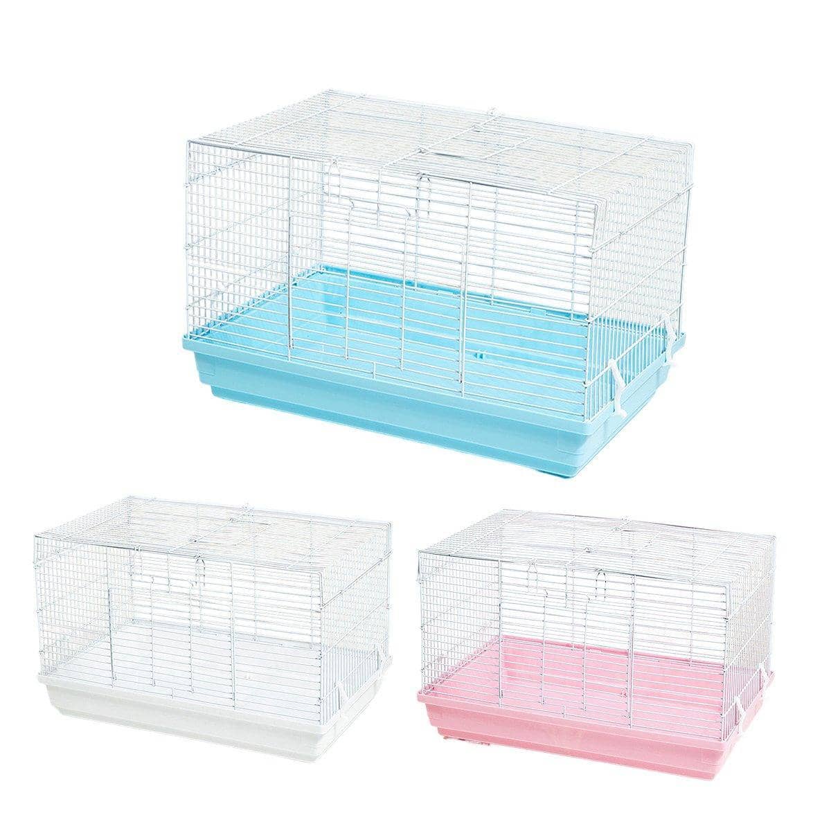 Large Hamster Cage with Detachable Tray - Pink - view 3