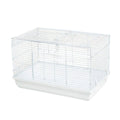 Large Hamster Cage with Detachable Tray - White