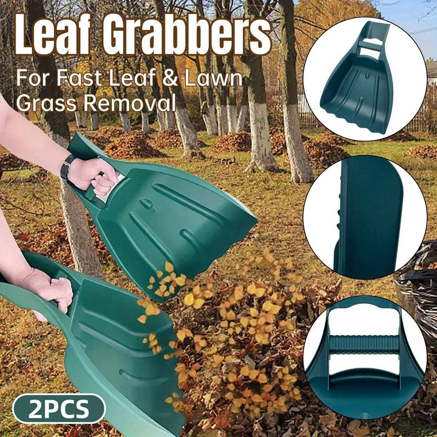 Large Leaf Grabbers for Lawn and Garden Clean-Up, Pack of 2