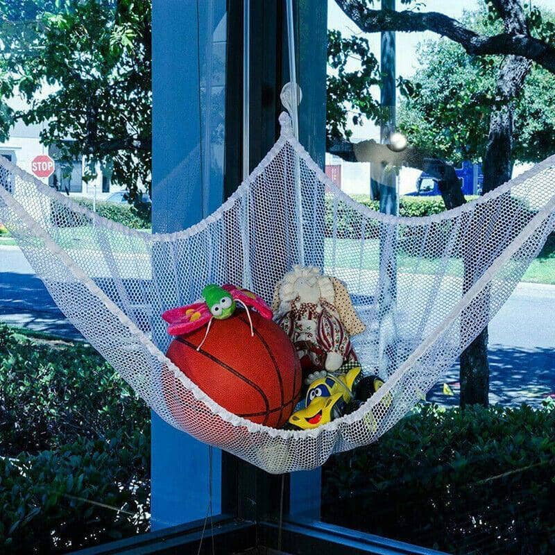 Large Mesh Toy Hammock Storage Net for Plush Toys - Blue - view 4