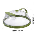 Large Microwave Splatter Cover 26 cm, Heat Resistant Water Filled Food Plate Guard - view 3