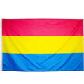 Large Pansexual Pride Flag, 150 x 90 cm, Double Sided Polyester - view 2