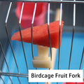 Large Parrot Fruit Forks for Bird Cages, Pack of 10 - Beige - view 5