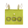 Large Pet Hay Feeding Bag Hanging Canvas Hay Feeder Dustproof - Large (35 x 30 cm)