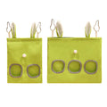 Large Pet Hay Feeding Bag Hanging Canvas Hay Feeder Dustproof - Large (35 x 30 cm) - view 3
