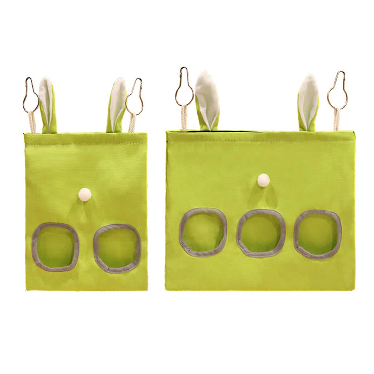 Large Pet Hay Feeding Bag Hanging Canvas Hay Feeder Dustproof - Large (35 x 30 cm) - view 3