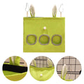 Large Pet Hay Feeding Bag Hanging Canvas Hay Feeder Dustproof - Large (35 x 30 cm) - view 5