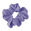 Large Satin Scrunchie Hair Tie Elastic Ponytail Accessory - Purple