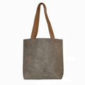 Large Waterproof Paper Tote Bag, Lightweight and Durable - Grey