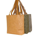Large Waterproof Paper Tote Bag, Lightweight and Durable - Grey - view 3